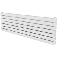 Ximax Bristol Double Horizontal Designer Radiator 410 x 1200mm 3034Btu in White Steel