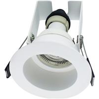 Integral LED Recessed Evofire IP65 Fire Rated Downlight with Insulation Guard in White