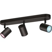 WiZ Smart LED Imageo Adjustable Colour Spotlight Bar 3 Light in Black