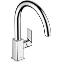 Hansgrohe Vernis Shape Mono Mixer Kitchen Tap in Chrome Brass