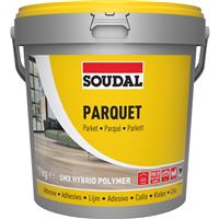 Soudal Hybrid Parquet adhesive 7kg in Brown