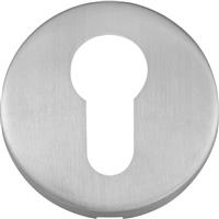 Eclipse Stainless Steel Euro Escutcheon Satin 52 x 8mm (2 Pack) in Silver