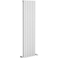 Ximax Bristol Designer Radiator 1500 x 410mm 3543Btu Double in White Steel