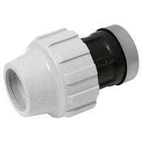 Aquaflow MDPE Female BSP Adaptor 20mm x 1/2" in White