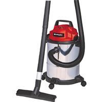 Einhell 15L 1250W Wet & Dry Vacuum Cleaner 230V in Chrome Steel