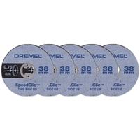 Dremel SpeedClic Cutting Wheel Thin Metal (5 Pack) Fibreglass