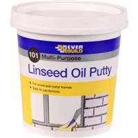 Everbuild Multi Purpose Linseed Oil Putty 2kg in Natural Plastic