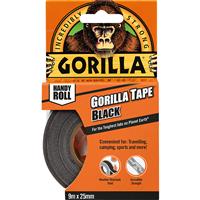 Gorilla Glue Gorilla Tape Handy Roll 25mm x 9m in Black