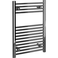 Kudox Flat Ladder Towel Radiator 750 x 500mm 788Btu in Chrome Steel