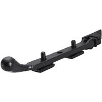 Old Hill Ironworks Bulb End Casement Stay 305mm in Black Cast Iron