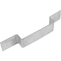 Powapost Galvanised Fence Panel Security Bracket 120x40mm (10 Pack) Galvanised Steel