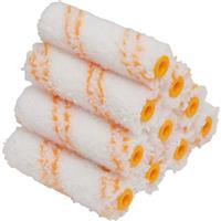 Hamilton For The Trade Mini Medium Pile Roller Sleeves 4" (10 Pack) in White