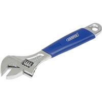 Draper Professional Adjustable Wrench 8" (200mm) in Blue Carbon Steel