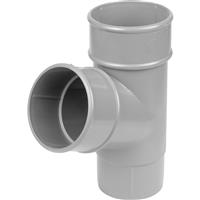 Aquaflow 68mm Pipe Branch 112.5deg in Grey PVCU