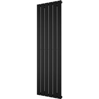 Ximax Oxford Single Designer Radiator 1500 x 445mm 2461Btu in Black Steel