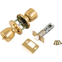 ERA Privacy Door Knob Set Brass in Gold