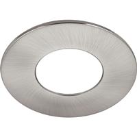 Luceco FType Flat Bezel Accessory Brushed Steel in Chrome