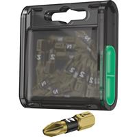 Wera Bi-Torsion Screwdriver Bit PZ2 x 25mm (20 Pack) in Gold