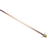 Made4Trade Wall Plate & Tube 15mm x 600mm in Copper Brass