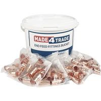 Made4Trade End Feed Bucket (205 Pieces) in Copper