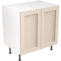 Kitchen Kit Flatpack Shaker Kitchen Cabinet Base Unit Ultra Matt 800mm in Cashmere MFC