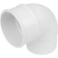 Aquaflow 68mm Offset Bend 92.5deg in White PVCU