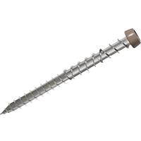 Deck-Tite Composite Plus Decking Screws 4.8 x 63mm (200 Pack) in Brown Steel