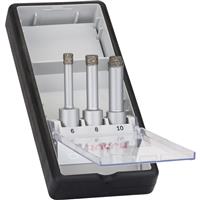 Bosch Dry Diamond Hard Ceramic Tile Drill Bit Set (3 Piece)