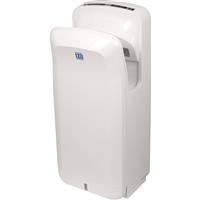 Airmaster Jet Blade Automatic Hand Dryer 1900W in White Stainless Steel