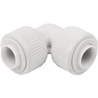 Unbranded Elbow 10mm in White Plastic