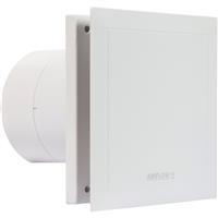 Airflow QuietAir Extractor Fan 120mm Timer in White ABS