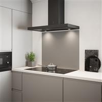 Splashback Matt Self-Adhesive Glass 900 x 750mm in Grey