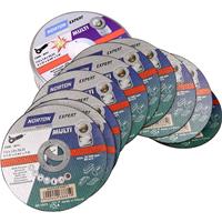 Norton Expert Multi Purpose Cutting Disc 115 x 1 x 22mm (10 Pack) Steel