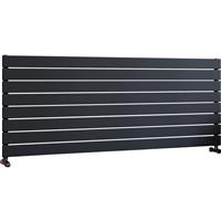 Ximax Oxford Single Horizontal Designer Radiator 595 x 1500mm 3246Btu in Anthracite Steel