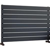 Ximax Oxford Single Horizontal Designer Radiator 595 x 900mm 1949Btu in Anthracite Steel