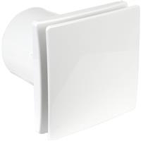 Airvent 100mm Tile Extractor Fan Humidistat in White ABS