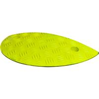 Melba Swintex 75mm Traffic Calming Ramp End Cap in Yellow PVC