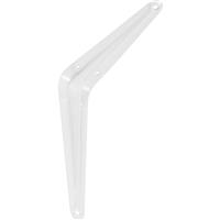 Rothley London Shelf Bracket 100 x 75mm (20 Pack) in White Steel