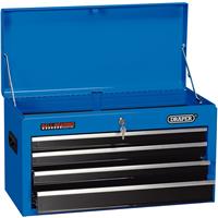 Draper 4 Drawer Tool Chest 26" in Blue Steel
