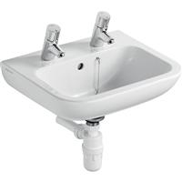 Armitage Shanks Portman 21 Basin 50cm 2 Tap Hole in White Ceramic