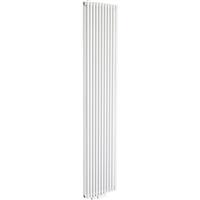 Ximax Kingston Duo Vertical Designer Radiator 1800 x 505mm 4859Btu in White Steel