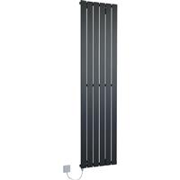 Ximax Oxford Electric Designer Radiator 1800 x 445mm 3070 BTU 900W in Anthracite Steel