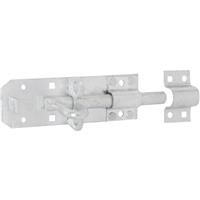 GateMate Brenton Padbolt 150 x 16mm Galvanised in Silver Galvanised Steel