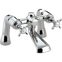 Bristan 1901 Taps Bath Filler in Chrome Brass