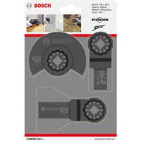 Bosch Multi Tool Blade Set Wood/Metal (3 Piece) Carbide Metal