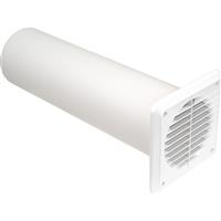Airvent Wall Kit 100mm in White ABS