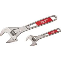 Milwaukee Adjustable Wrench 150mm & 250mm (2 Piece)