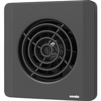 Sensio Layci Wall Ventilation Fan 100mm in Black ABS