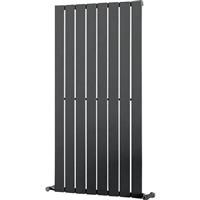 Ximax Oxford Single Designer Radiator 1200 x 595mm 2614Btu in Anthracite Steel