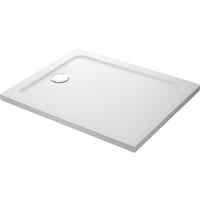 Mira Flight Safe Rectangular Shower Tray 1600 x 900mm in White Acrylic Stone Resin